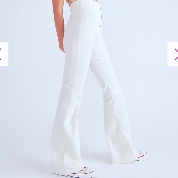 NWT  Free People We The Free Jayde Cord Flare Jeans - Picture 5 of 16